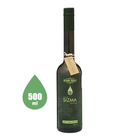 Yeni Sezon Güney Ege Erken Hasat Naturel Sızma Zeytinyağı 500 ML (Sunum Şişesinde)