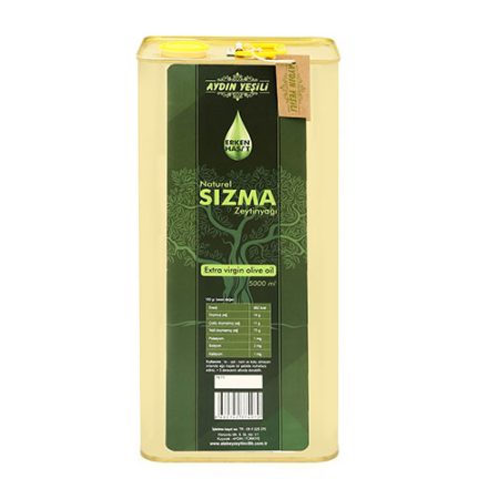 Yeni Sezon Güney Ege  Erken Hasat Naturel Sızma Zeytinyağı (5L)